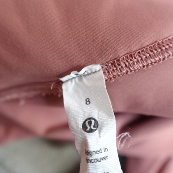 Lululemon Leggings Medium Pink Wunder Train High-Rise Crop LW5EPS - Picture 6 of 9